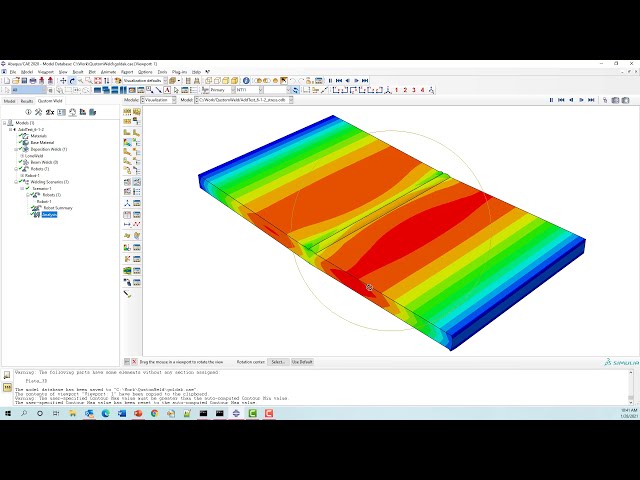 فیلم آموزشی: شبیه سازی جوشکاری با Abaqus & QustomWeld، Goldak Double-Ellipsoid با زیرنویس فارسی