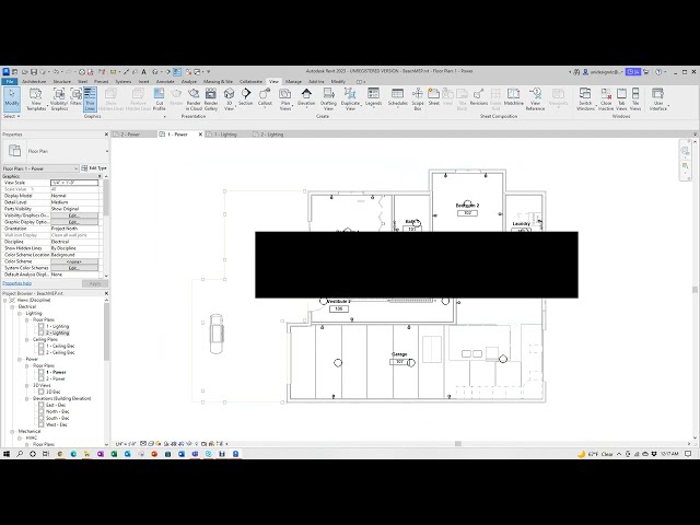 فیلم آموزشی: طرح های برق خانه Revit MEP 2 level با زیرنویس فارسی