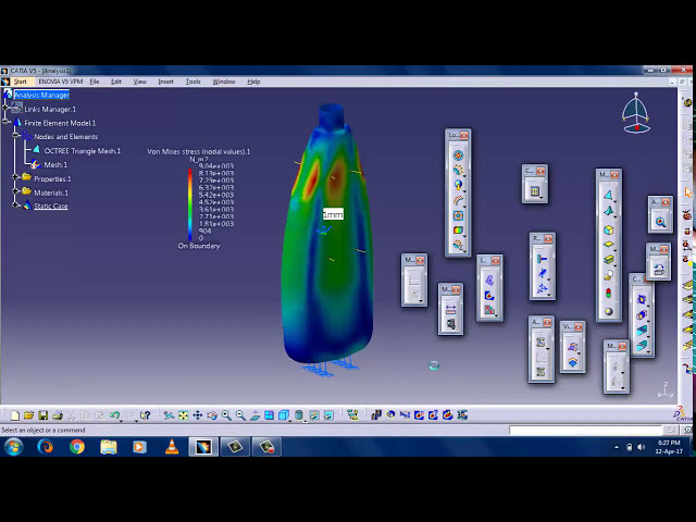 فیلم آموزشی: #CATIA V5 #تجزیه و تحلیل ساختاری مولد برای بدنه سطحی