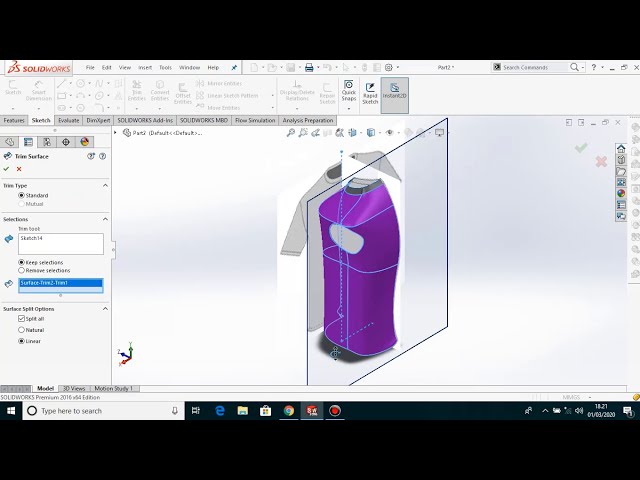 فیلم آموزشی: چگونه با نرم افزار SolidWorks تی شرت جرسی طراحی کنیم (فایل رایگان)
