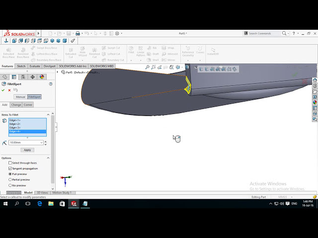 فیلم آموزشی: آموزش مدلسازی صندلی اداری SolidWorks 2/4