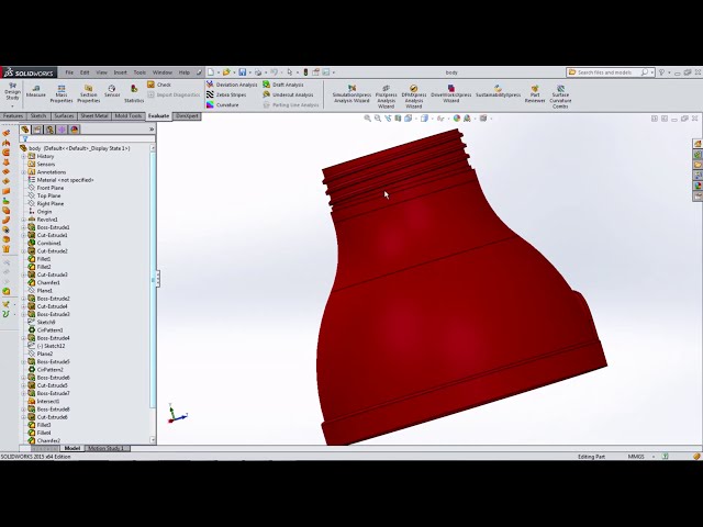 فیلم آموزشی: آموزش Solidworks: تبدیل فرمت STL به بدنه جامد