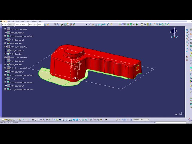 فیلم آموزشی: سطح جدایی CATIA V5 (1/2)