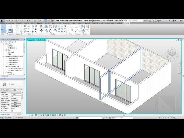 فیلم آموزشی: [REVIT] چگونه به دیوارها بپیوندیم - اتصال به دیوار با زیرنویس فارسی