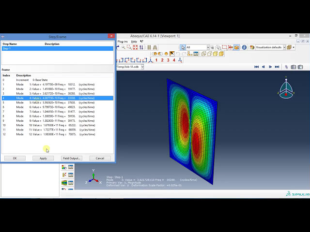 فیلم آموزشی: فیلم های آموزشی Abaqus - یافتن فرکانس صفحه (پوسته سه بعدی) در Abaqus