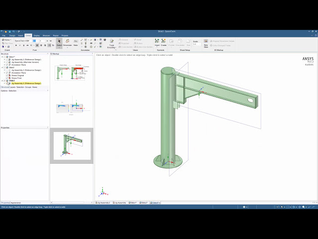 فیلم آموزشی: ANSYS Integrated Multiphiysics (AIM): Analysis of a Jib Crane - قسمت 5 (ارائه نتایج) با زیرنویس فارسی