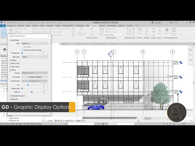 فیلم آموزشی: گزینه های نمایش گرافیکی در آموزش Revit