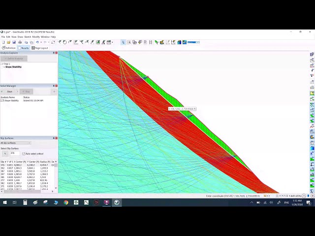 فیلم آموزشی: تجزیه و تحلیل پایداری شیب، صادرات dxf از Civil 3D به Slope/W
