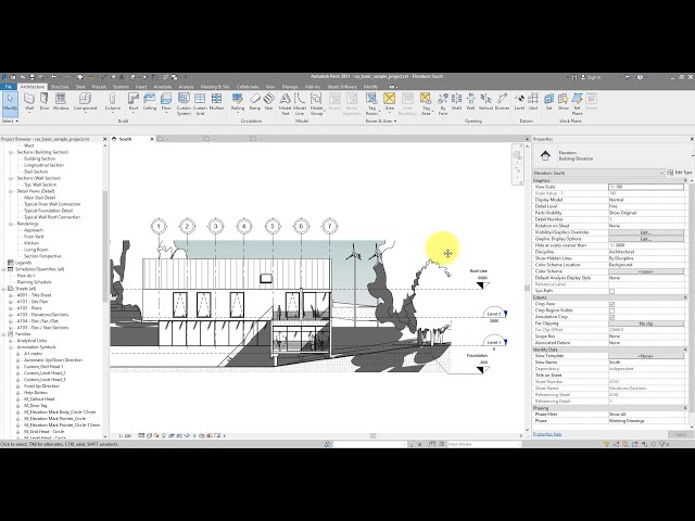 فیلم آموزشی: Revit Snippet: شبکه سفارشی و سرهای سطح را سریع ایجاد کنید! با زیرنویس فارسی