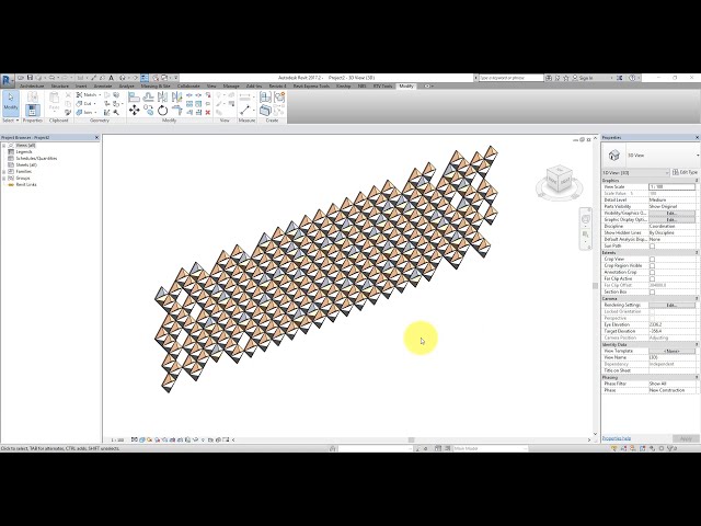 فیلم آموزشی: Revit Snippet: ایجاد پانل های سه بعدی مثلثی برای دیوارهای ویژه با زیرنویس فارسی