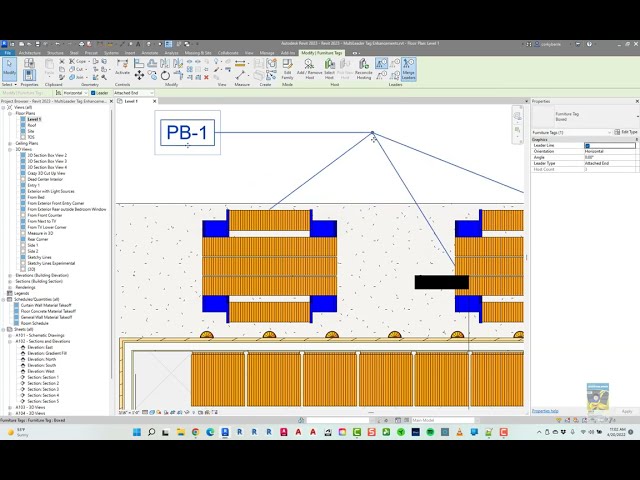 فیلم آموزشی: چیزهای جدید در Revit 2023 - افزایش تگ چند رهبر با زیرنویس فارسی