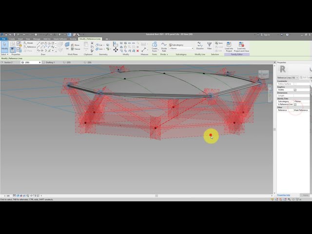 فیلم آموزشی: Revit Snippet: EFTE Domes را با Space Frame با استفاده از Massing ایجاد کنید با زیرنویس فارسی