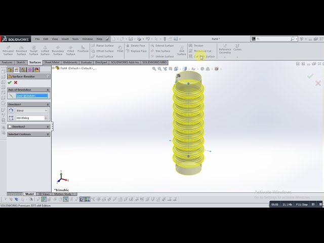 فیلم آموزشی: نحوه طراحی لوله فلکسیبل در solidworks