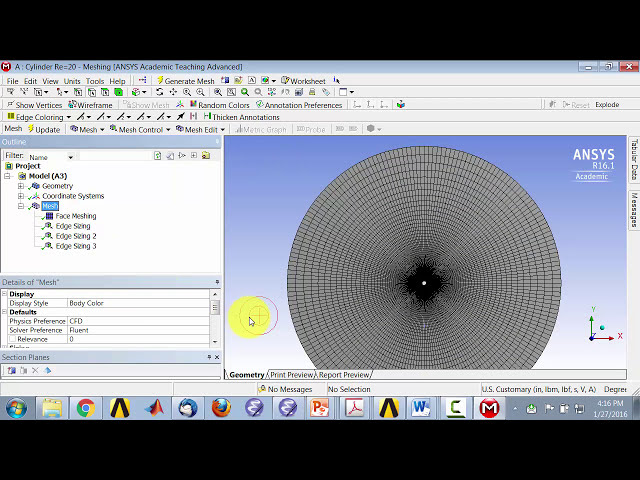 فیلم آموزشی: جریان سیلندر با استفاده از میز کار Ansys - مش، قسمت 1 با زیرنویس فارسی