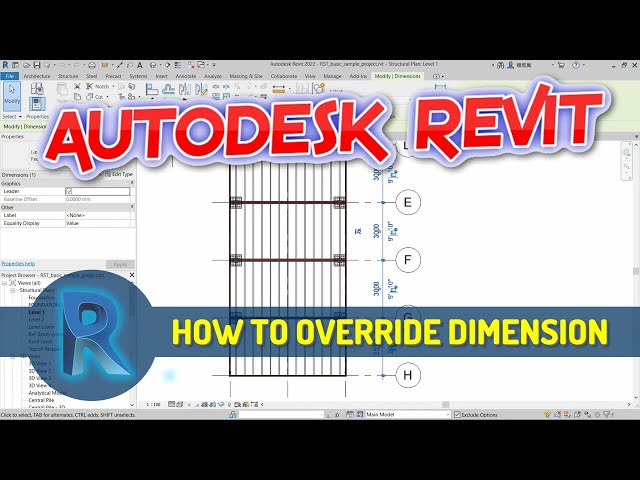 فیلم آموزشی: آموزش Revit How To Override Dimension با زیرنویس فارسی