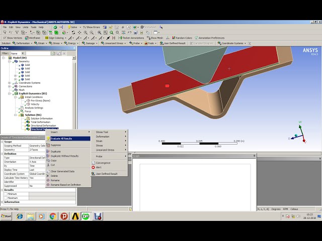 فیلم آموزشی: خم شدن ورق فلز در میز کار ansys توسط Mayur Kashetti، کالج مهندسی سینگاد