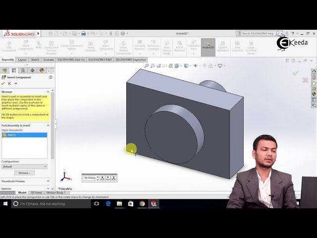 فیلم آموزشی: نحوه اعمال Smart Mates و Mate Reference در Solidworks - Modeling Assembly در Solidworks