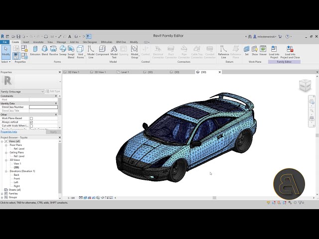 فیلم آموزشی: دوره کامل ویرایشگر خانواده Revit - چگونه در Revit خانواده بسازیم با زیرنویس فارسی