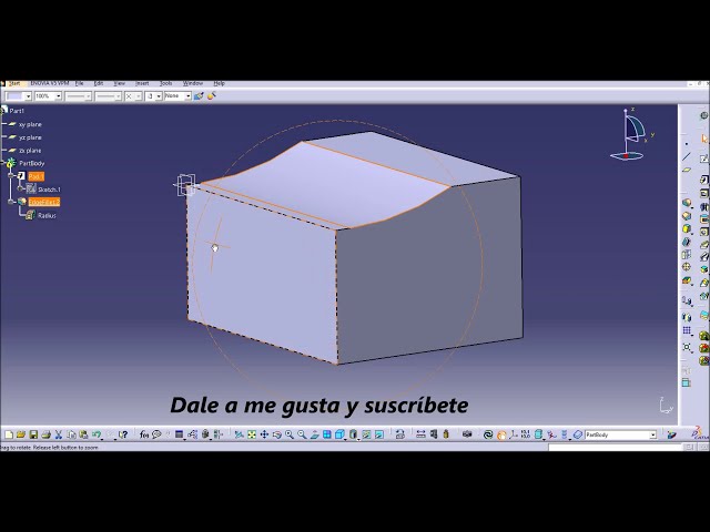 فیلم آموزشی: Truco con Edge Fillet. Catia V5 با زیرنویس فارسی