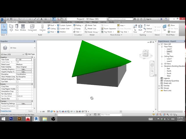 فیلم آموزشی: سقف پارابولوئید هذلولی در REVIT