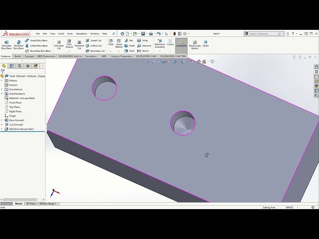 فیلم آموزشی: Module6 Part2 - SOLIDWORKS Hole Wizard and Set Screws با زیرنویس فارسی