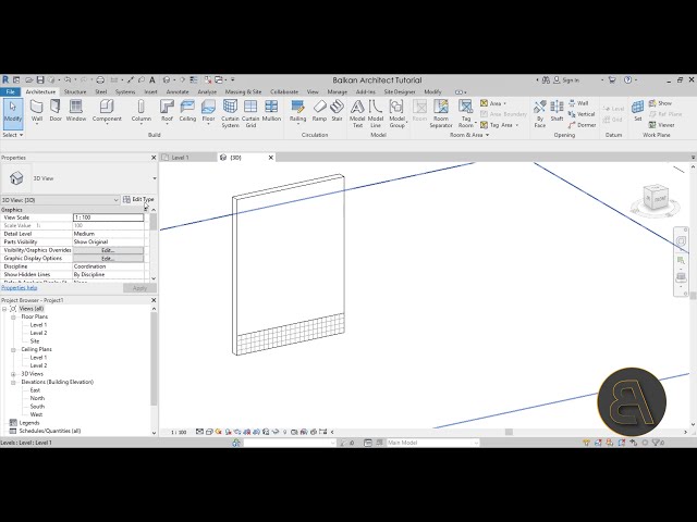 فیلم آموزشی: آموزش مونتاژ دیوار در Revit ( لایه های دیوار ) با زیرنویس فارسی