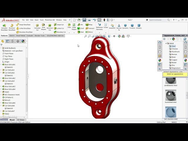 فیلم آموزشی: پمپ دنده ای آموزشی SolidWorks با زیرنویس فارسی