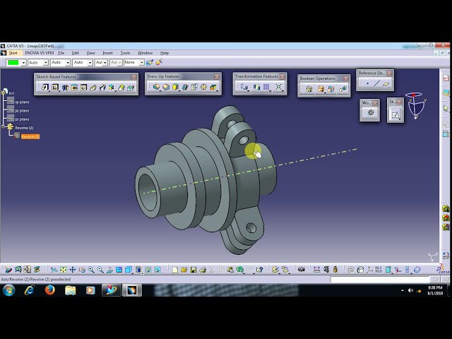 فیلم آموزشی: CATIA V5 - پیش نویس - نمای شکست