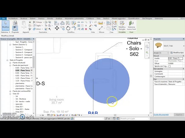 فیلم آموزشی: آموزش 2 خانواده Revit – شی مبلمان سه بعدی BIM در پروژه با زیرنویس فارسی