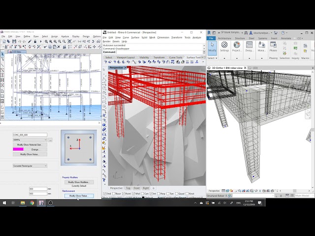 فیلم آموزشی: میلگرد ETABS به Revit یا Rhino - تبدیل آرماتور به صورت آنلاین بدون نرم افزار