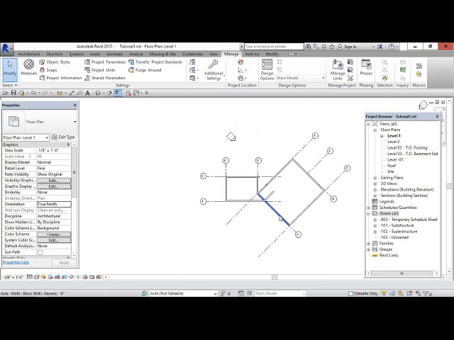 فیلم آموزشی: چرخش پروژه به شمال در revit