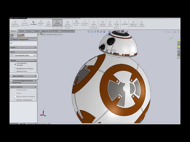 فیلم آموزشی: R2D2 و BB-8 CAD در Solidworks
