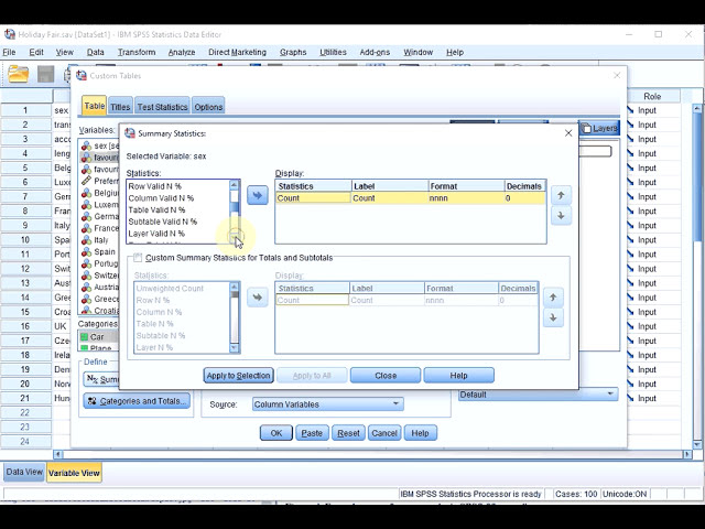 فیلم آموزشی: جداول SPSS - جدول متقاطع (از طریق CustomTables) با زیرنویس فارسی