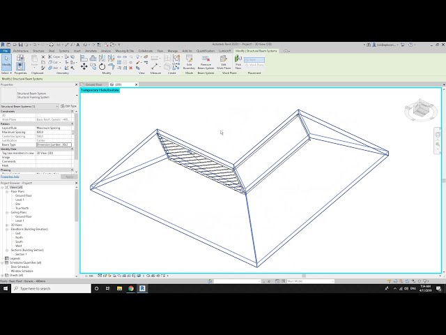 فیلم آموزشی: نکات Revit - جهت سیستم پرتو با زیرنویس فارسی