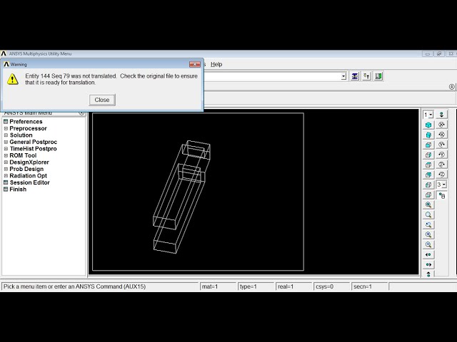 فیلم آموزشی: نحوه وارد کردن فایل ها در Ansys Mechanical APDL