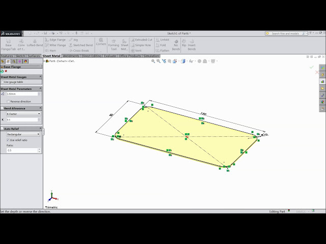 فیلم آموزشی: ابزار آموزش شکل دهی ورق فلز Solidworks با زیرنویس فارسی