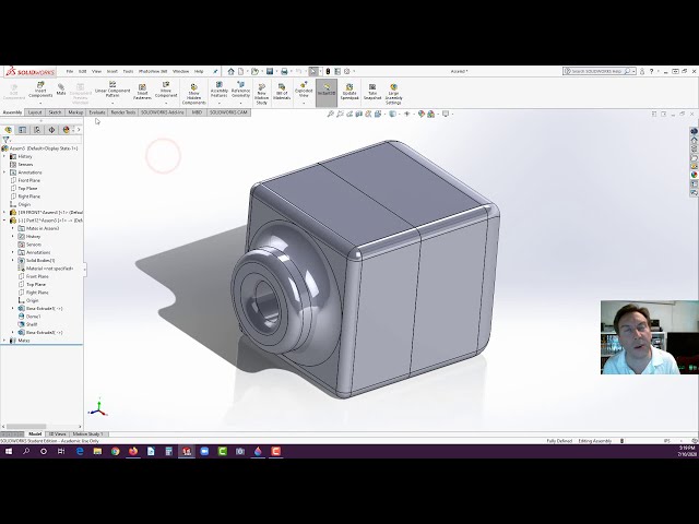 فیلم آموزشی: E9 SolidWorks 2020 - Assemblies 2 Tutorial با زیرنویس فارسی