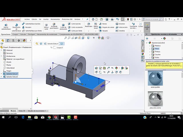 فیلم آموزشی: TUTORIAL SOLIDWORKS 2018 - PIEZA 06 با زیرنویس فارسی