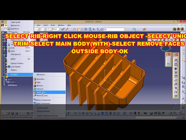 فیلم آموزشی: CATIA V5||BOOLEAN OPERATION-UNON TRIM با زیرنویس فارسی