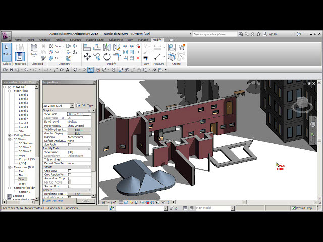 فیلم آموزشی: REVIT ARCH 2012 MODIFY 14 MIRROR BY DRAW AXIS با زیرنویس فارسی