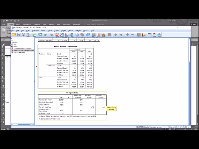 فیلم آموزشی: تفسیر درصدها از جدول خروجی جدول بندی متقاطع آزمون Chi-Square در SPSS با زیرنویس فارسی