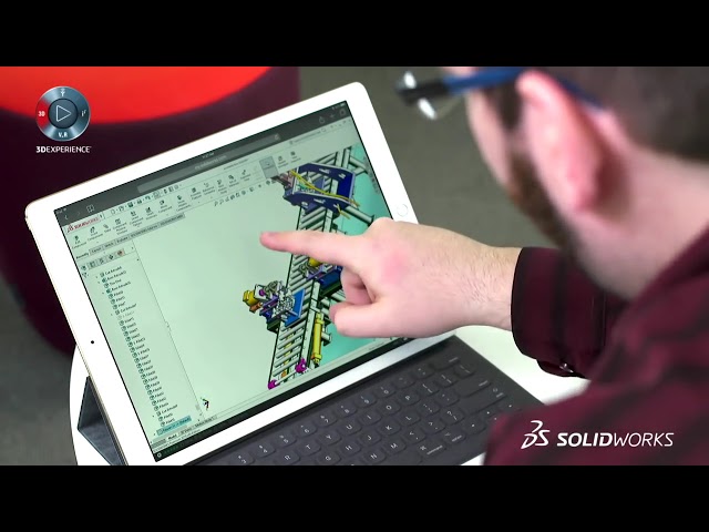 فیلم آموزشی: SOLIDWORKS نسخه آنلاین در iPad Pro با زیرنویس فارسی