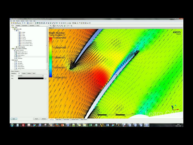 فیلم آموزشی: تحلیل کمپرسور محوری | Ansys CFX | تیغه روتور تک با زیرنویس فارسی