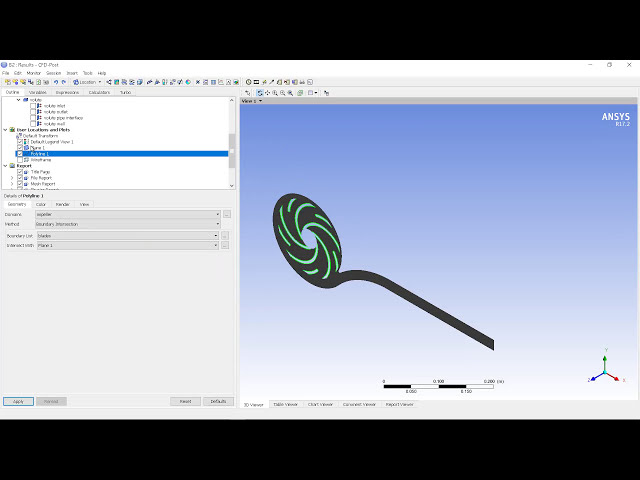 فیلم آموزشی: آموزش (CFD ANSYS FLUENT) رسم منحنی بار تیغه در پست نتیجه