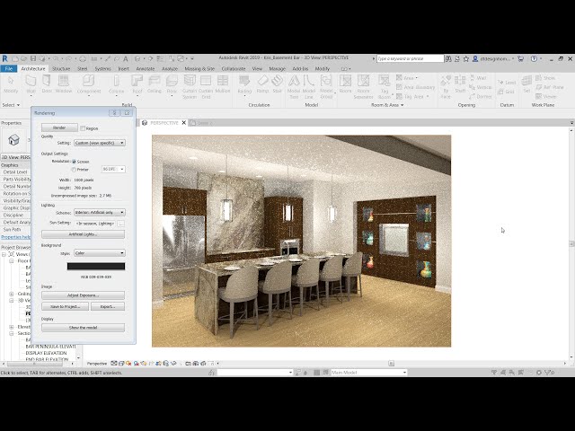 فیلم آموزشی: Revit 2019 - Rendering - Episode 2 - Rendering Settings با زیرنویس فارسی