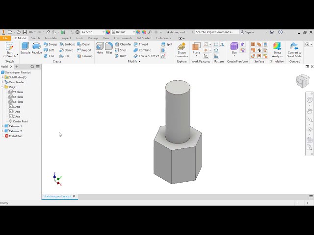 فیلم آموزشی: 10-طراحی روی چهره برای Autodesk Inventor 2020 با زیرنویس فارسی