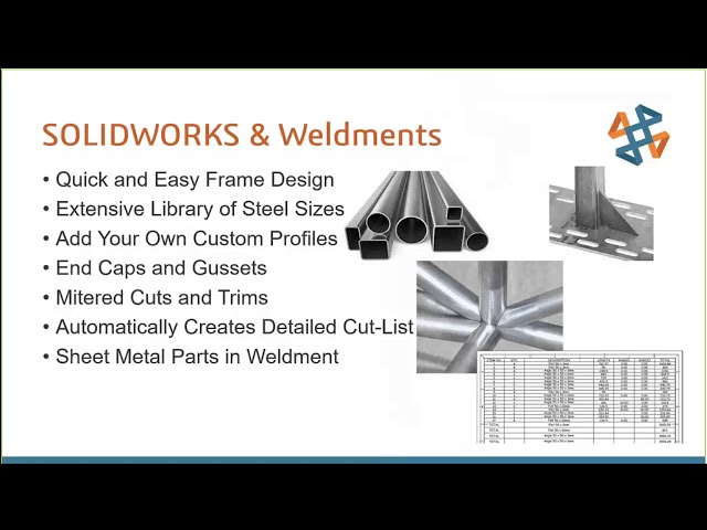 فیلم آموزشی: مزایای SOLIDWORKS برای ساخت فلز - ضبط پخش اینترنتی ورق فلز و Weldments با زیرنویس فارسی