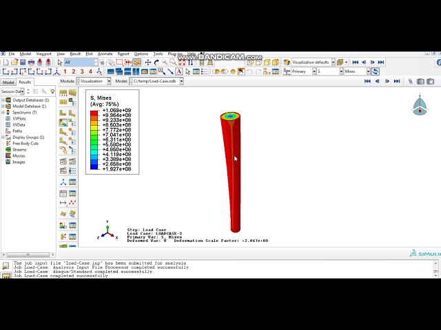 فیلم آموزشی: Load Case-ABAQUS