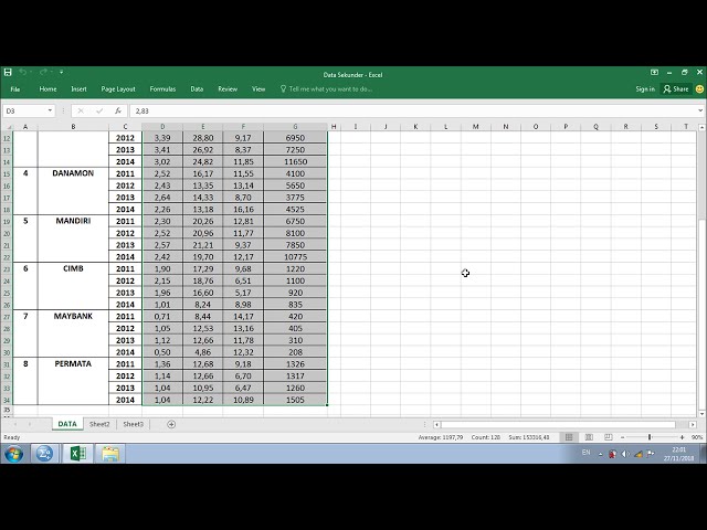 فیلم آموزشی: نحوه وارد کردن داده های گزارش مالی (داده های ثانویه) در SPSS