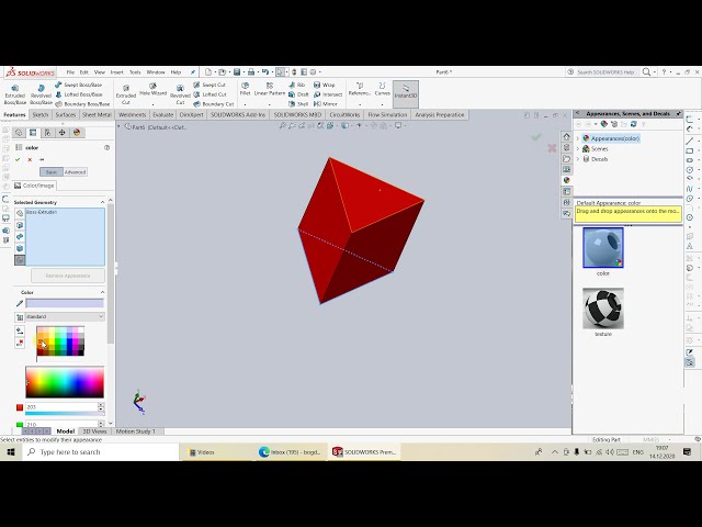 فیلم آموزشی: چگونه در Solidworks یک منشور مثلثی بسازیم؟ آموزش برای مبتدیان